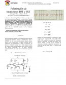 Polarización de transistores BJT y FET