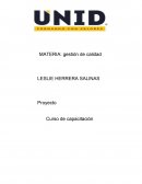 MATERIA: gestión de calidad