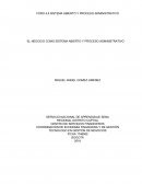 EL NEGOCIO COMO SISTEMA ABIERTO Y PROCESO ADMINISTRATIVO