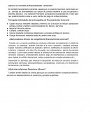 ¿Qué es un contrato de financiamiento comercial?