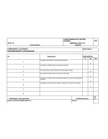 ADMINISTRACION FINANCIERA. CUESTIONARIO DE CONTROL INTERNO. Página 1
