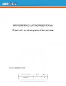 El servicio en el esquema internacional