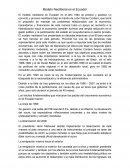 Modelo Neoliberal en el Ecuador