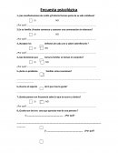 ENCUESTA PSICOLOGICA s/r