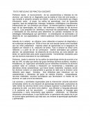 TEXTO REFLEXIVO DE LA PRACTICA DOCENTE