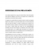 Hsitoria de una vida común