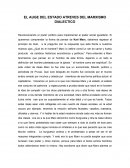 EL AUGE DEL ESTADO ATREVES DEL MARXISMO DIALECTICO