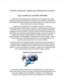 Evidencia 6: Presentación “Logística para la distribución de un producto”