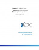Herramientas modernas de la administracion