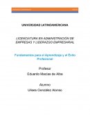 Fundamentos para el Aprendizaje y el Éxito Profesional