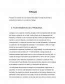 Proyecto en creación de una empresa dedicada a la venta de perfumes y productos de belleza en la ciudad de Cartago