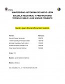 Guión para Escenificación teatral