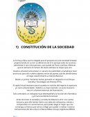CONSTITUCIÓN DE LA SOCIEDAD