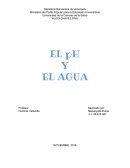 El ph y agua