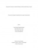 Proyecto de investigación de legislación de los negocios internacionales