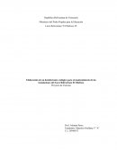 Elaboración de un desinfectante ecológico para el mantenimiento de las instalaciones del Liceo Bolivariano El Obelisco