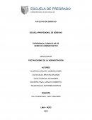 PROTAGONISMO DE LA ADMINISTRACIÓN