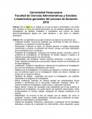 Lineamientos generales del proceso de titulación 2010