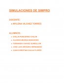 SIMULACIONES DE SIMPRO