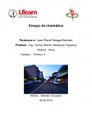 Ensayo de fisica,cinemática