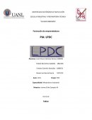 Formación de emprendedores PIA: LPDC