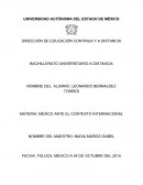 México ante el contexto internacional