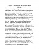 APLICACION DE LA MATEMATICA EN LA ROBOTICA