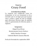 Empresa: Crazy Food