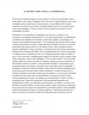 LA MUERTE COMO FIN DE LA ANTROPOLOGIA