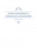 Teoría pedagógica y ciencias de la educación