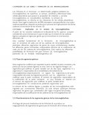 EXPRESIÓN DE LOS GENES Y FORMACIÓN DE LAS INMUNOGLOBULINAS