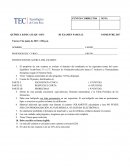 QUÍMICA BÁSICA II (QU-1107) III EXAMEN PARCIAL