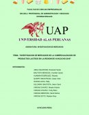 Investigacion de mercados de la comercializacion de productos lacteos en la region de Ayacucho 2018