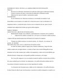 INFORME DE VISITA TECNICA AL LABORATORIO DE INVESTIGACIÓN