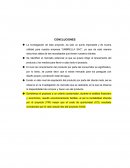 Concluciones y recomendaciones proyecto