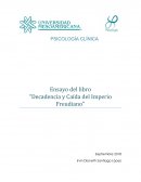 Ensayo del libro “Decadencia y Caída del Imperio Freudiano”