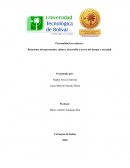 Relaciones interpersonales, cultura, desarrollo a través del tiempo y sociedad