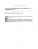 Actividad sobre Bases de datos