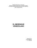 Analisis Musical. EL MERENGUE VENEZOLANO