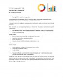 Finanzas. TAREA 2. Presupuesto