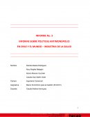 INFORME SOBRE POLITICAS ANTIMONOPOLIO