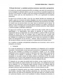 El sector servicios, la realidad económica mexicana: Reprovisión y perspectivas