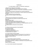 Cuestionario costos estandar