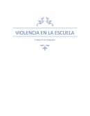 Violencia en la escuela