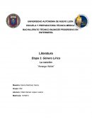 Literatura. Etapa 3. Género Lírico La canción