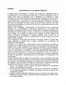 La Profesion en su contexto Historico