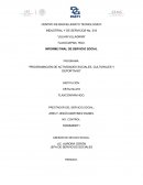 Programación de actividades sociales, culturales y deportivas