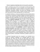 Rol de los ingenieros industriales dentro de la economía consumidora