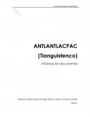 ANTLANTLACPAC (Tianguistenco) Información documental