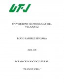 FORMACION SOCIOCULTURAL “PLAN DE VIDA “